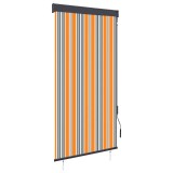 vidaXL Jaluzea tip rulou de exterior, galben și albastru, 80 x 250 cm 145950