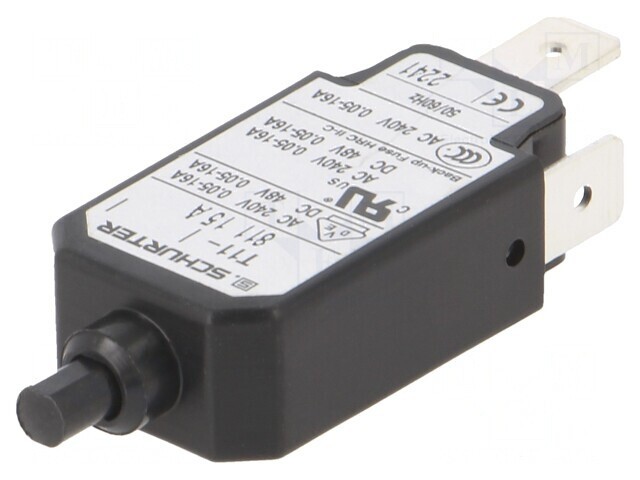 &Icirc;ntrerupător Supracurent 240VAC 48VDC 15A SPST