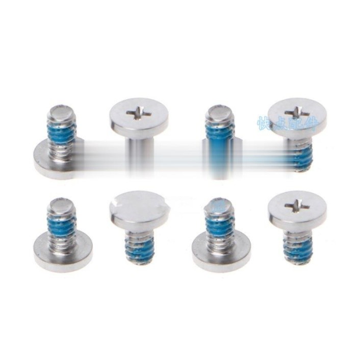 Set suruburi carcasa inferioara pentru Apple Macbook A1342 MC207 MC516 contine 8 bucati