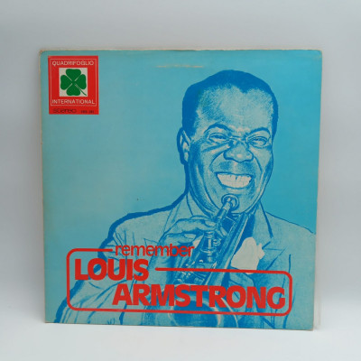 LOUIS ARMSTRONG Remember 1974 vinyl LP Vedette Italia NM / NM foto