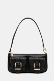 MICHAEL Michael Kors poseta de piele culoarea negru, 32S5GZCU1L