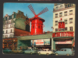 CPIB 21747 - CARTE POSTALA - PARIS, MOULIN ROUGE, EDITURA YVON, 1965, Circulata, Fotografie