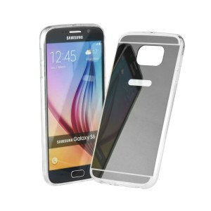 Husa Samsung Galaxy S6 Edge Mirro Negru Plastic Carcasa Okazii Ro