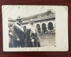 Romania - Regele Ferdinand si Regina Maria la Alba Iulia - Fotografie Originala foto