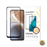 Folie de protectie Ecran WZK pentru Motorola Moto G32 Sticla securizata Full Glue Neagra