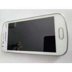 Telefon Samsung Galaxy S3 mini alb La Fleur i8190 folosit cu garantie