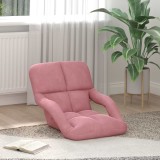 vidaXL Scaun de podea Roz 58 x 62 x 58 cm Catifea 42028136