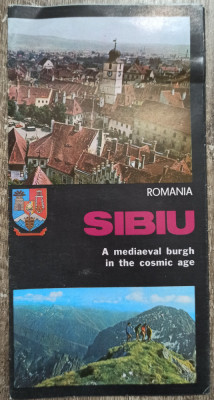 Sibiu, a mediaeval burgh in the cosmic age// brosura promovare foto