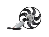 GMV ventilator radiator Audi Q7 (4L), 2005-2015, Porsche Cayenne 2002-2010; VW Touareg (7L), 2002-2010; motor TDI, diesel, 4 pini, cu modul de contro