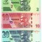 Zimbabwe Set 2-10-20 Dolari 2019-20 P-101-104 UNC