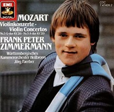 MOZART : Violin Concertos No. 3 &amp;amp; No. 5 ( CD ) foto