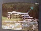 CPIB 23111 CARTE POSTALA - MUNTII IEZER - PAPUSA. CABANA VOINA (JUD. ARGES), CIRCULATA, 1975, STAMPILA, TIMBRU