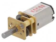 Motor DC cu Transmisie 6V 1,6A Ax Crestătură D 250:1 Micro Metal Gearmotor HP