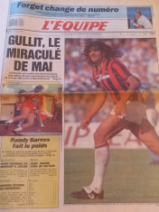 Ziar sport din Franta - &amp;quot;L`EQUIPE&amp;quot; (22.05.1990) foto