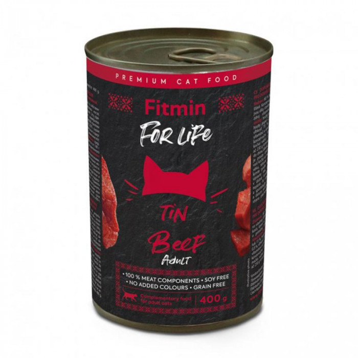 Fitmin Cat For Life Beef 400 g