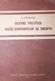 DESPRE POLITICA SOCIAL - DEMOCRATILOR DE DREAPTA