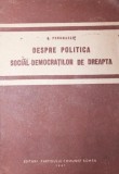 DESPRE POLITICA SOCIAL - DEMOCRATILOR DE DREAPTA
