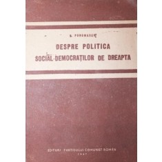 DESPRE POLITICA SOCIAL - DEMOCRATILOR DE DREAPTA