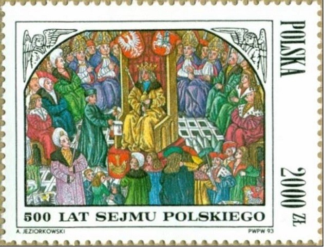 Polonia 1993 - Aniversari 1v.neuzat,perfecta stare(z)