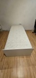 Pat tineret 90x200 cu saltea Ortopedică Aloe Vera Memory Aquagel și 3 sertare