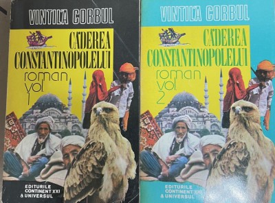 Caderea Constantinopolului Vintila Corbul 2 volume foto