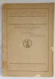 COORDONATE ETNOGRAFICE - CIVILIZATIA SI CULTURA de SIMION MEHEDINTI , 1930 * COTOR LIPIT CU SCOTCH