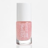 Oja de unghii long lasting, roz cu confetti albe, 6 ml, CMCLASS