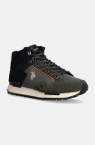 U.S. Polo Assn. bocanci ARON barbati, culoarea verde, ARON005M/DTY1