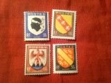 Serie Franta 1946 - Embleme provincii 4 valori