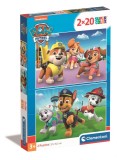 Puzzle Clementoni Paw Patrol, 2 x 20 piese