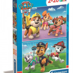 Puzzle Clementoni Paw Patrol, 2 x 20 piese