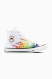 Converse teniși Chuck Taylor All Star Pride culoarea alb, A15780C