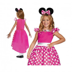 Costum Minnie Mouse roz pentru copii 5-6 ani