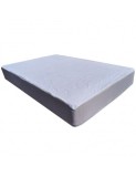 Protectie impermeabila saltea, bumbac, 140x200 cm, interior poliuretan, lavabila la 90&deg;C, alb