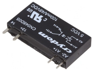 Releu Semiconductor THT SIP 3-12VDC 100mA 0-48VDC foto
