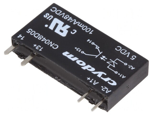 Releu Semiconductor THT SIP 3-12VDC 100mA 0-48VDC