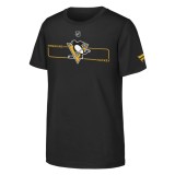 Pittsburgh Penguins tricou de copii NHL Authentic Pro Rink Short Sleeve Cotton - 170&ndash;176 cm (14&ndash;16 ani)