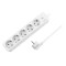 PRELUNGITOR LOGILINK, Schuko x 5, cablu 3G 1.5mm2, 230V/16A, 50 Hz, max. 3600 W, buton intrerupator iluminat, IP20, 1.5m, alb &quot;LPS246&quot; (include TV 0.8