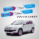Cumpara ieftin Ștergătoare Citro&euml;n C-Crosser Gen I EP 2007-2013 | Set Față Flat Premium &ndash; TeamCar&reg;