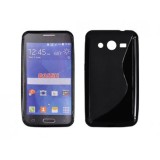 Husa Silicon S-Line Neagra pentru Samsung Galaxy Core 2 G355