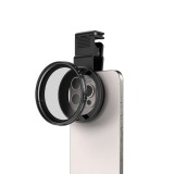 Filtru profesional CPL, Apexel, 67 mm, compatibil iPhone 15 Pro Max, iPhone 15 Pro, iPhone 15,14, Samsung S24, S23