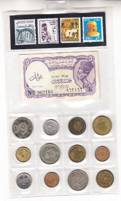 D12 - set monede - Egipt - numismatic si filatelic foto