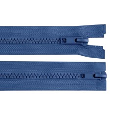 Fermoar plastic detasabil Crisalida, lungime 35 cm, Albastru denim