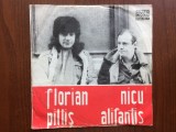 Florian pittis nicu alifantis imn / balada / cantec / un singur lagamant cu tara 1979 disc single 7" vinyl muzica folk rock STM EDC 10659 VG+, Electrecord