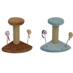 Jucarie sisal albastru &amp; maro 17/17/20 cm