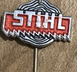 ISGSTR2 Insignă veche ac rever Stihl / Logotip vintage drujbă colecție