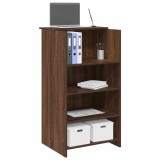 vidaXL Birou de recepție Stejar maro 55x50x103,5 cm Lemn prelucrat