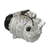 Compresor aer conditionat BMW Seria 3 E90/E91/E92/E93, 2005-2013, motorizare 335d; 3.0 d, diesel, rola curea 100 mm, 4 caneluri, de tip Denso: 7SEU17