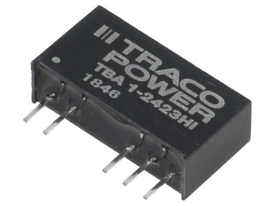 Convertor DC/DC 1W 24V-15V/-15V foto