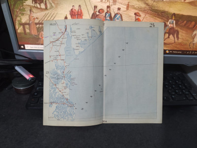 Hartă V&amp;acirc;lcov, Sulina, Letea, Burnas, Caraorman, hartă color circa 1930, 109 foto